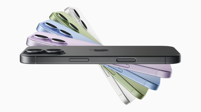 Nya iphone 17 i olika färger.